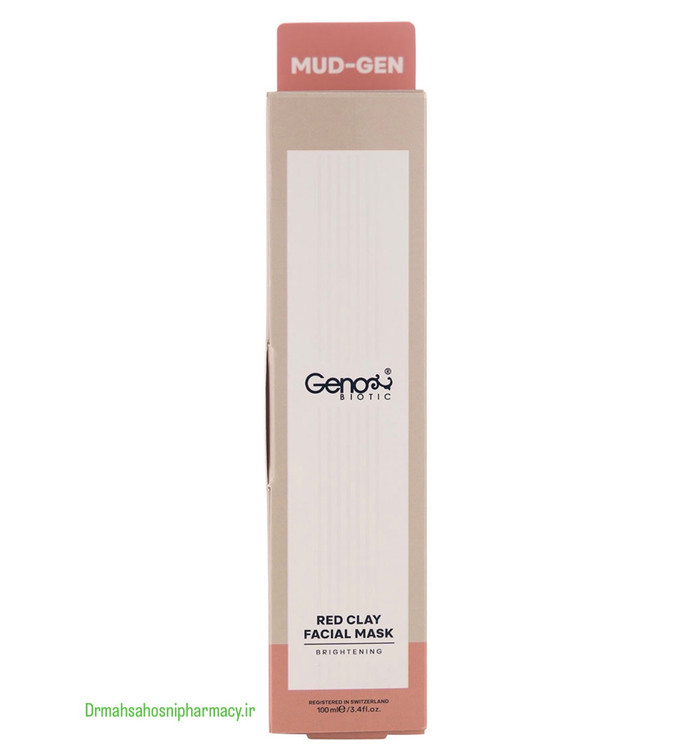 ماسک خاک رس قرمز ژنوبایوتیک
