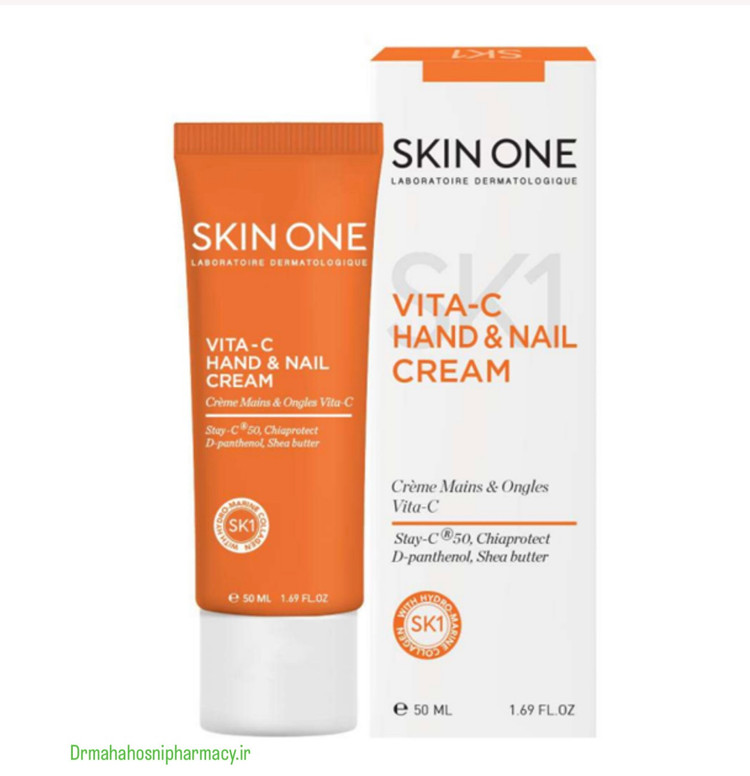 کرم دست و ناخن ویتامین سی اسکین وان