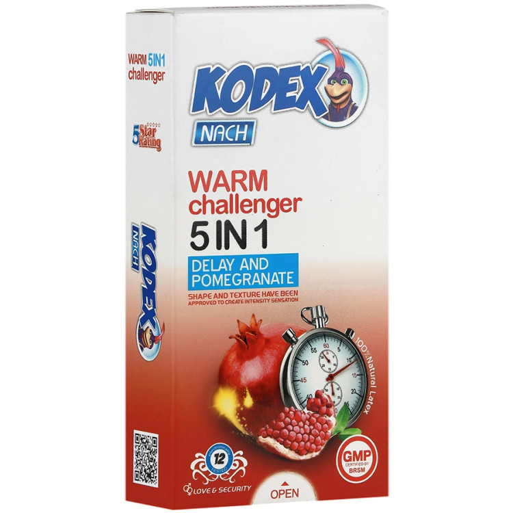 Kodex Warm Challenger 5 in 1 Condom