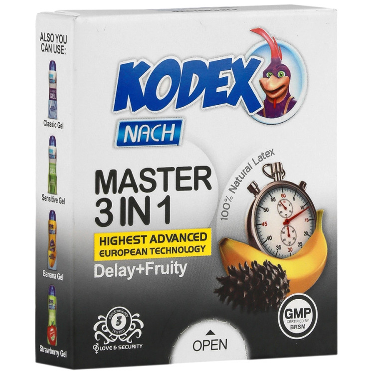 Kodex Master 3 in 1 Condom