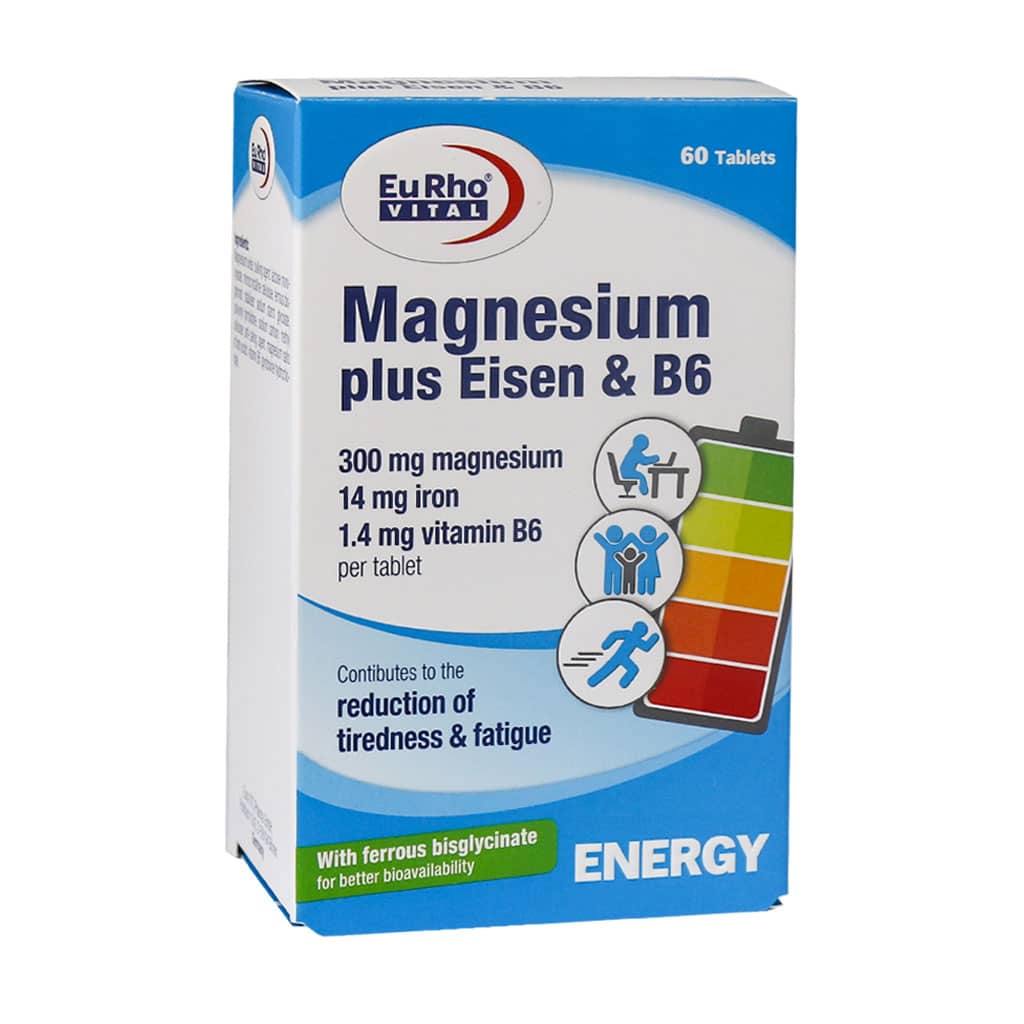 Magnesium plus Eisen & B6