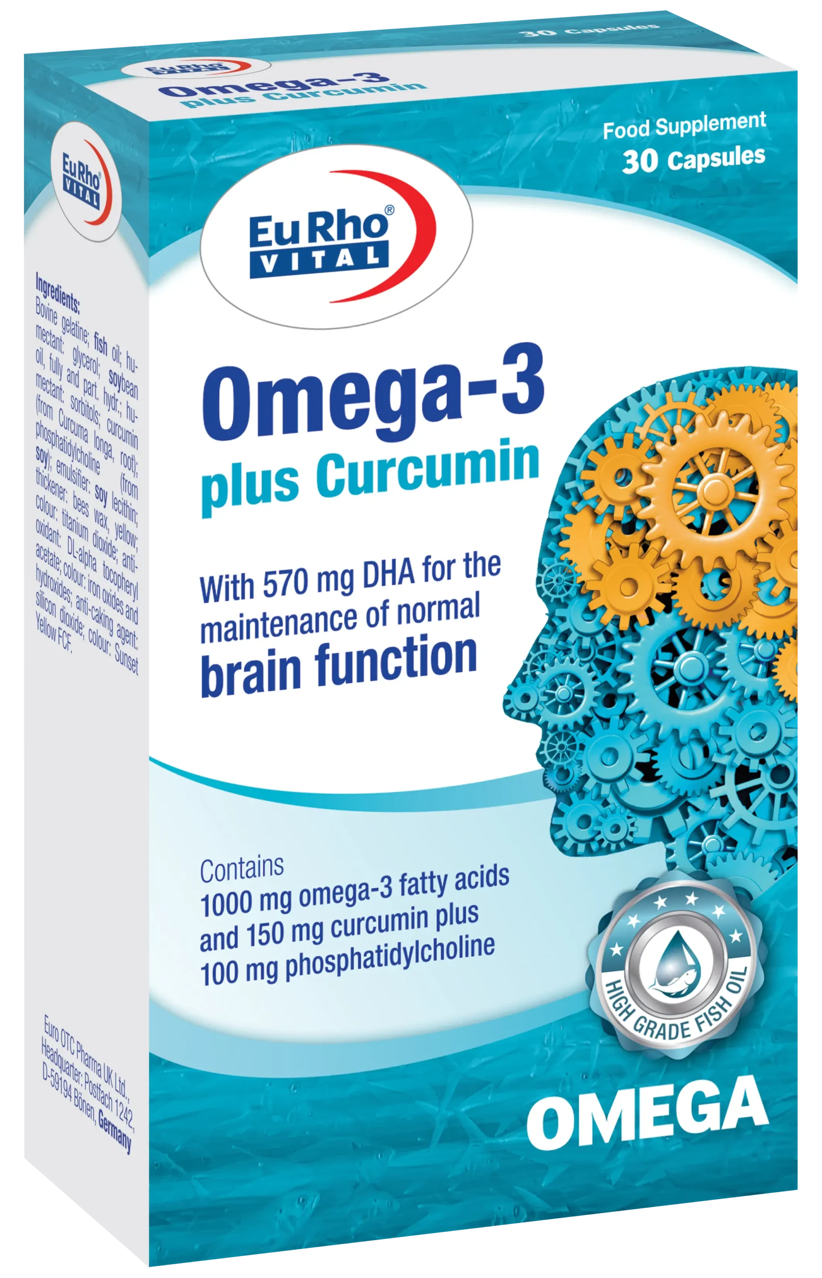 Eurho Vital Omega 3 Plus Curcumin