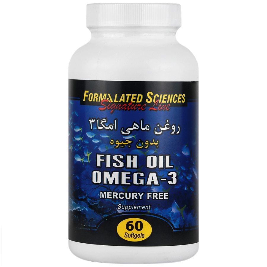 روغن ماهی امگا 3 بدون جیوه فرمولیتد ساینس نمای ۲