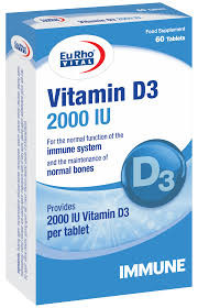 Eurho Vital Vitamin D3 2000mg