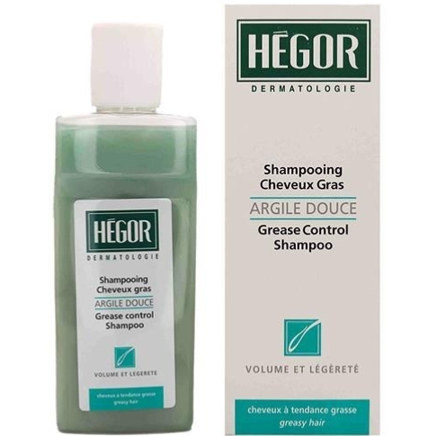 شامپو تنظیم کننده چربی پوست سر و مرطوب کننده ساقه مو هگور