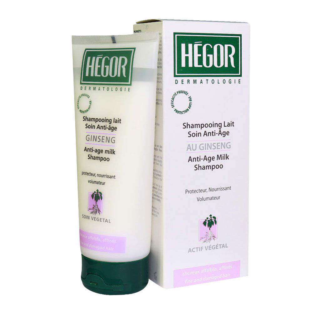 شامپو حجم دهنده و احیا کننده مو حاوی جینسینگ هگور