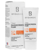 ضد آفتاب رنگی فلوئیدی پوست چرب بیزانسSPF۵۰