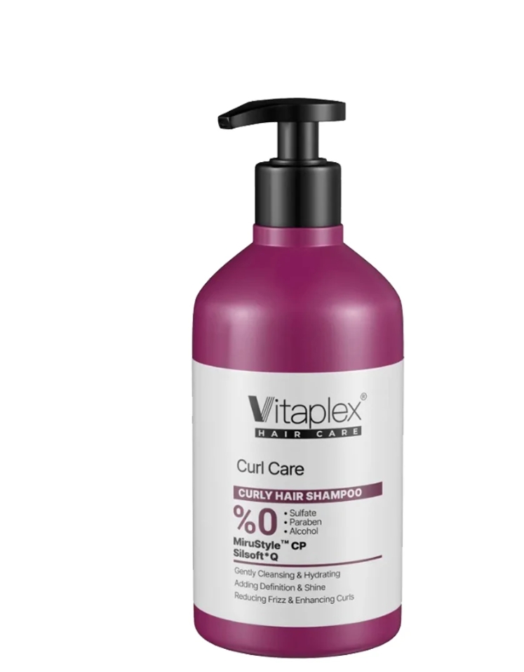 شامپو فاقد سولفات مخصوص موهای فر ویتاپلکس