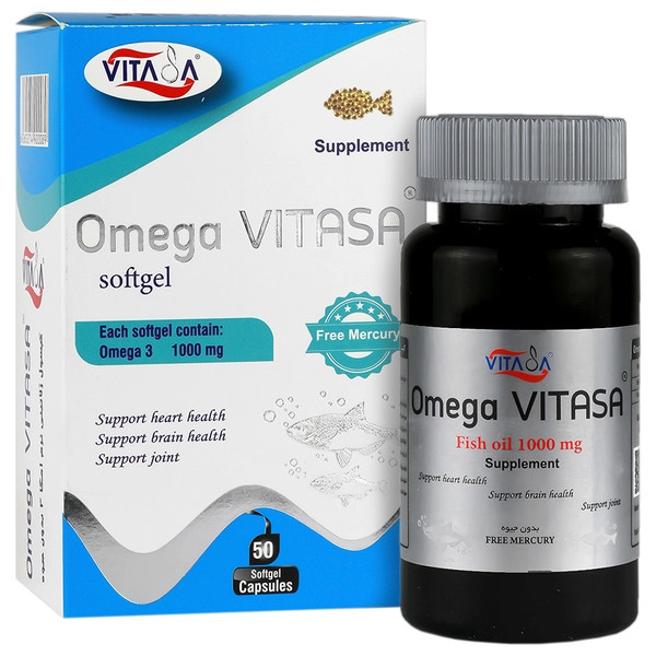 کپسول امگا 3 بدون جیوه 1000 میلی گرم ویتاسا