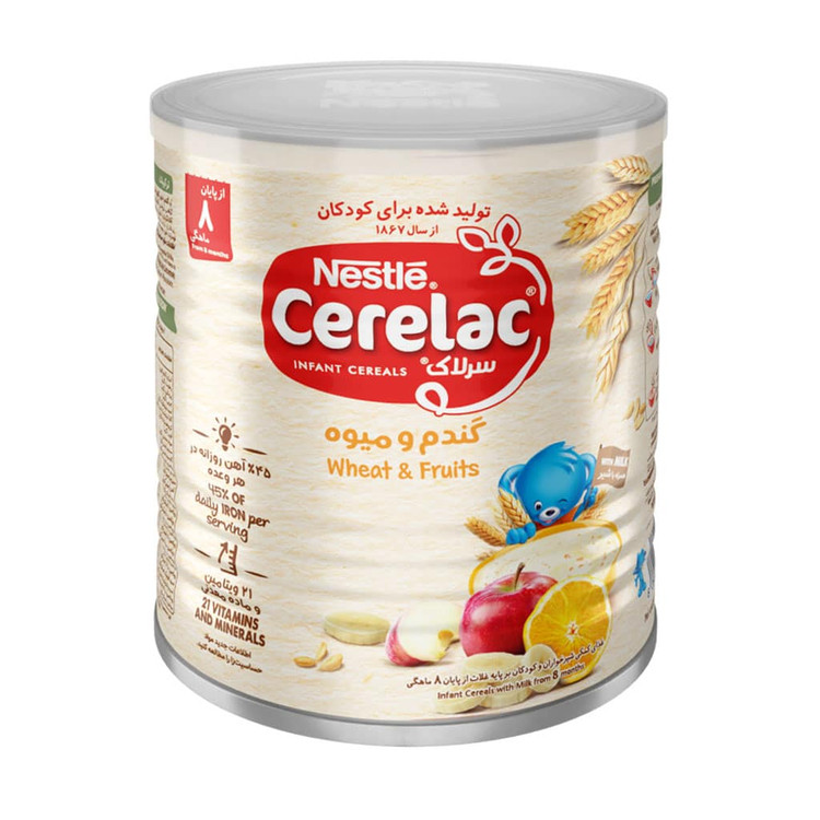 سرلاک گندم و میوه 400 گرم