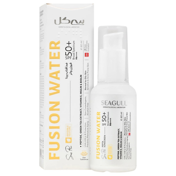 ضد آفتاب پپتا فیوژن واتر SPF50 سی گل