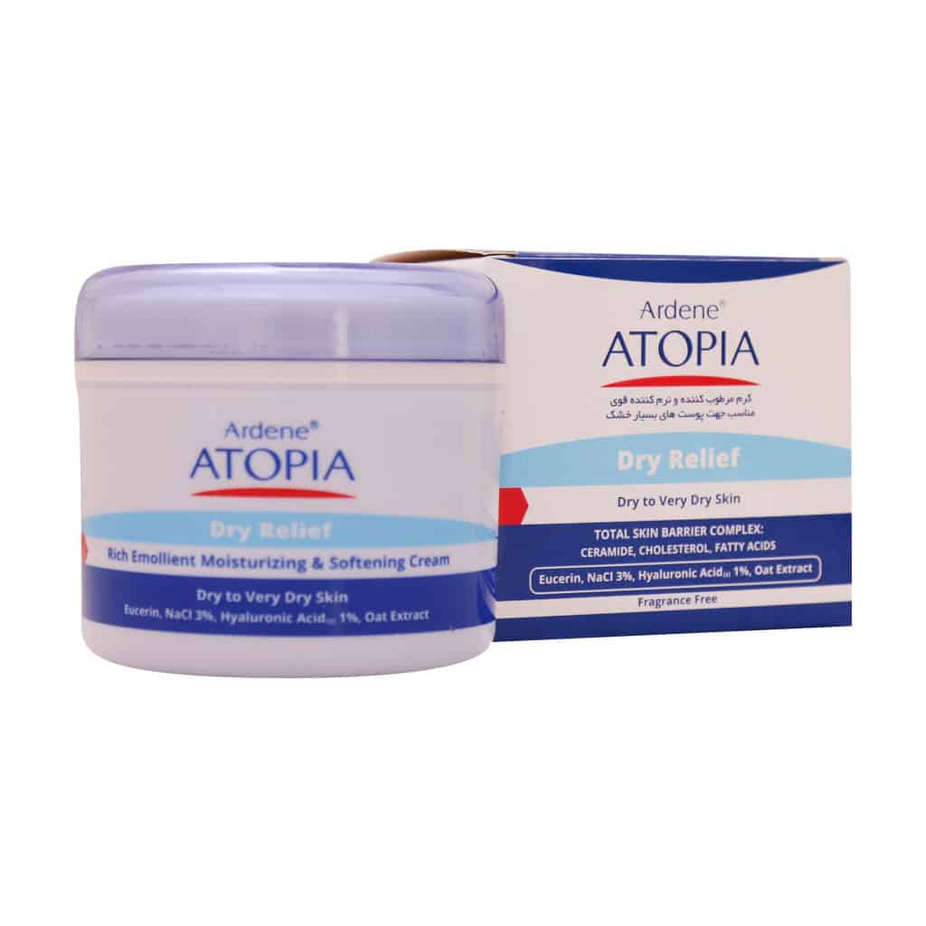 کرم مرطوب کننده و نرم کننده قوی درای ریلیف آتوپیا 150g