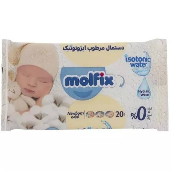 دستمال مرطوب ایزوتونیک نوزادان مولفیکس
