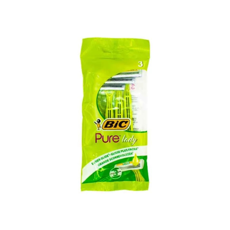 ژیلت سه تیغه بیک مدل Pure Lady بسته3 عددی