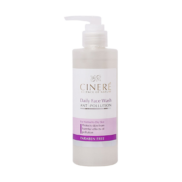ژل شستشوی صورت پوست معمولی تا خشک سینره