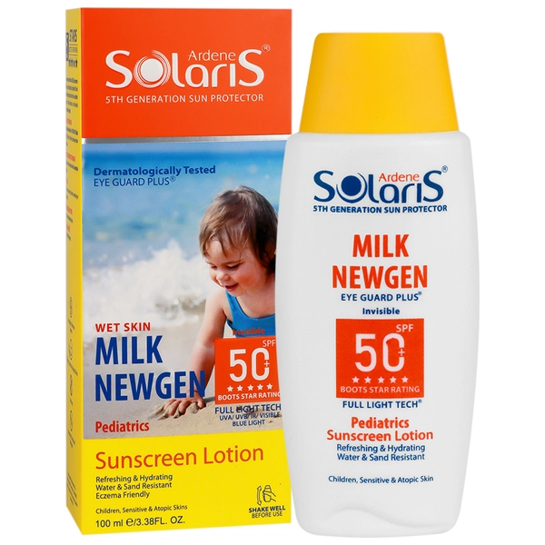 لوسیون ضد آفتاب میلک نیوژن SPF50 سولاریس