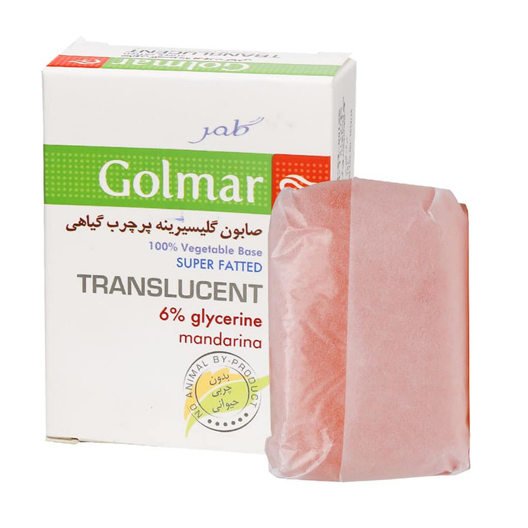 صابون گلیسیرینه پر چرب گیاهی ماندارینا گلمر 100 گرم