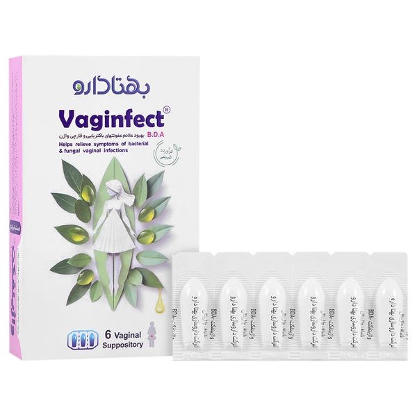 شیاف واژینفکت بی دی آ بهتا دارو 6 عدد