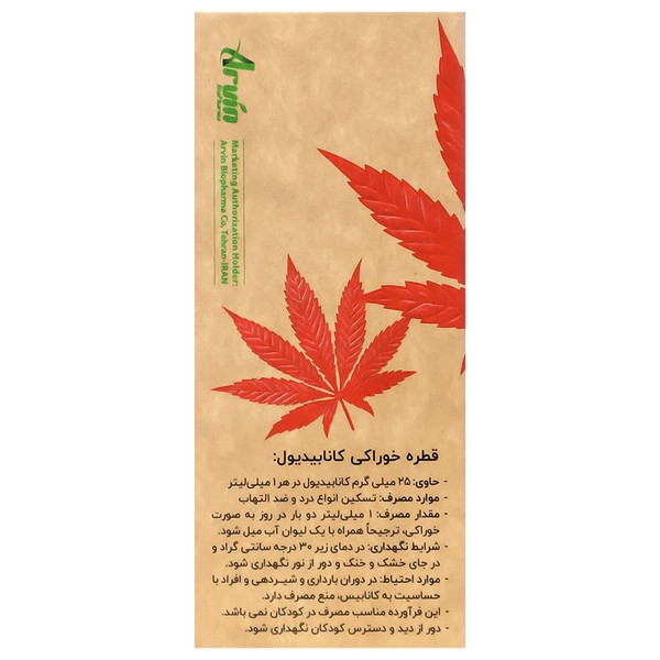 کانوفار کانابیدیول 25 میلی گرم